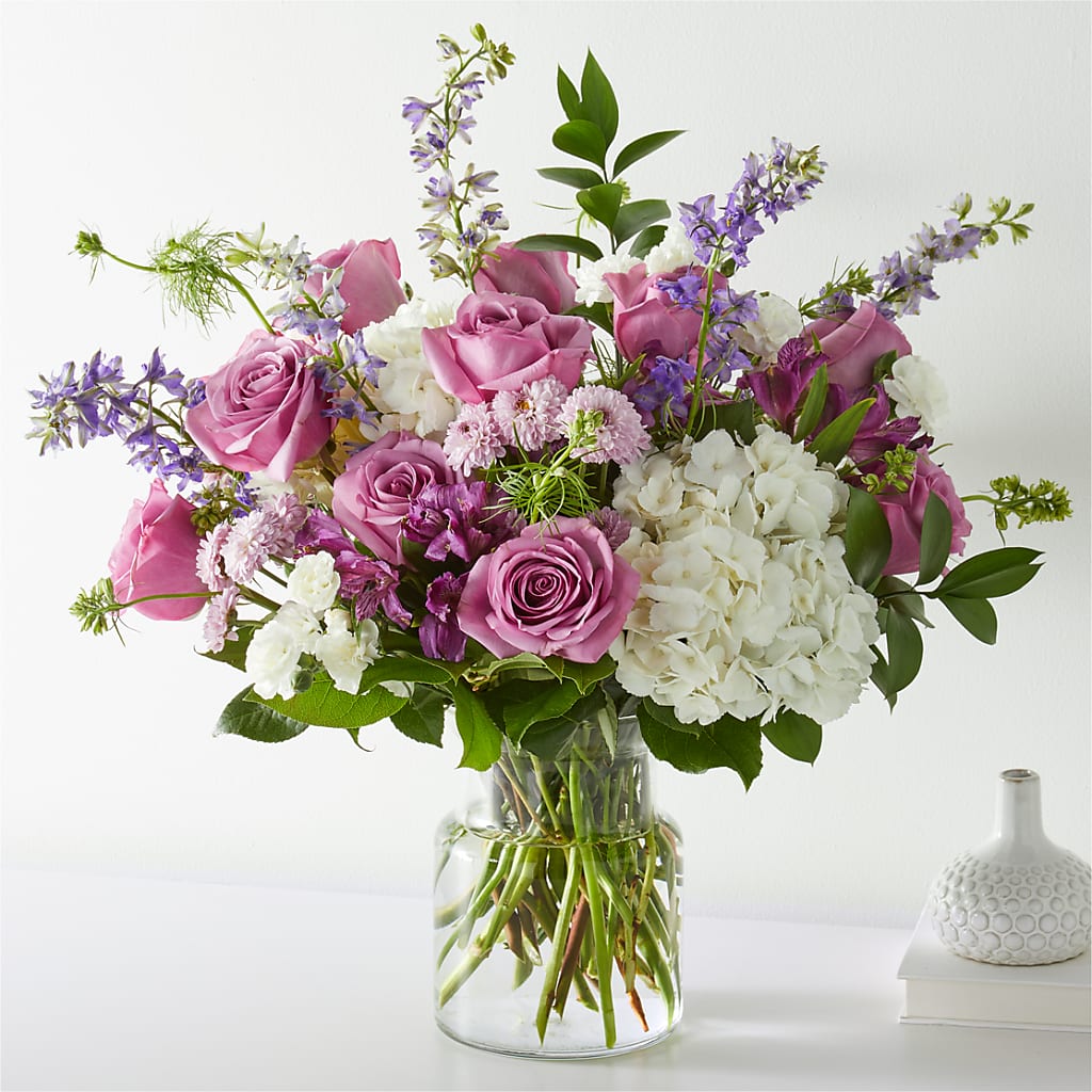 Violet Caress Bouquet – City Line Florist, New Hyde Park NY