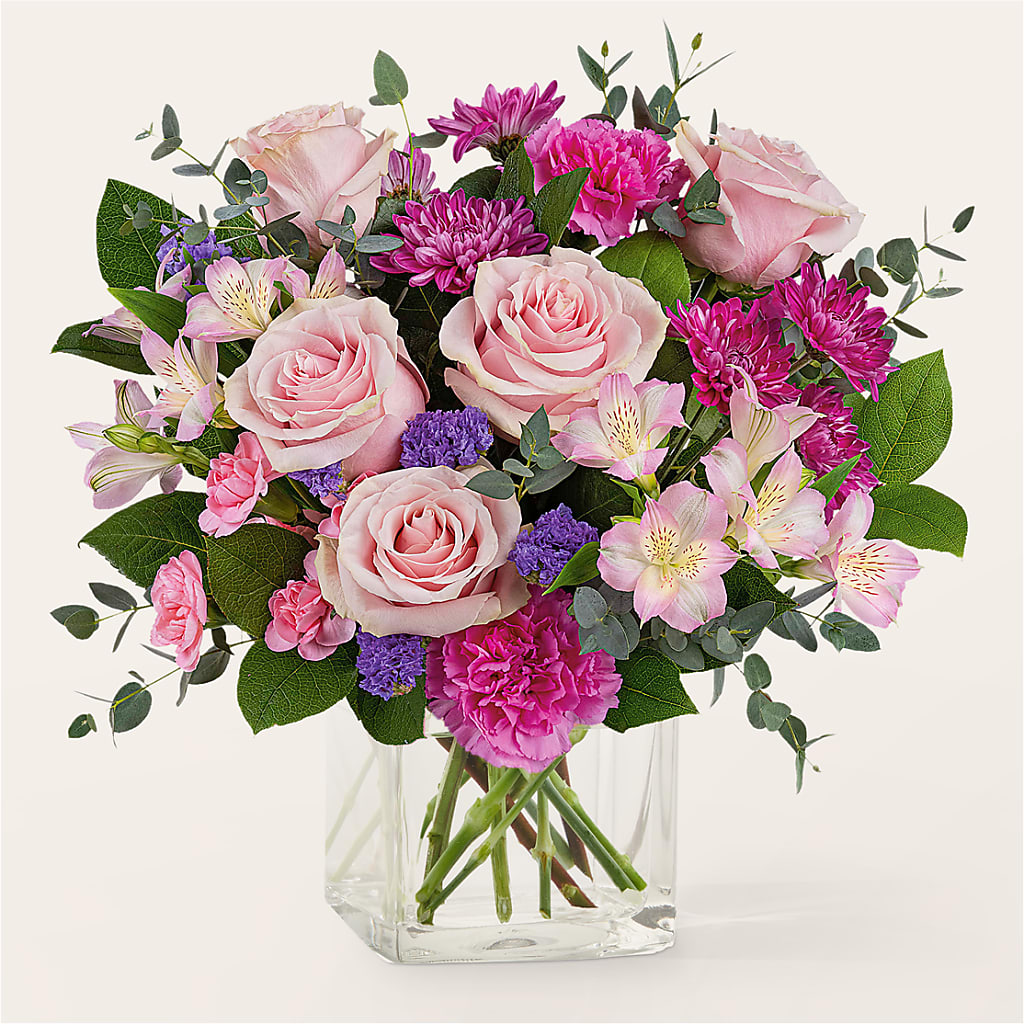 Rosy Radiance Bouquet – City Line Florist, New Hyde Park NY