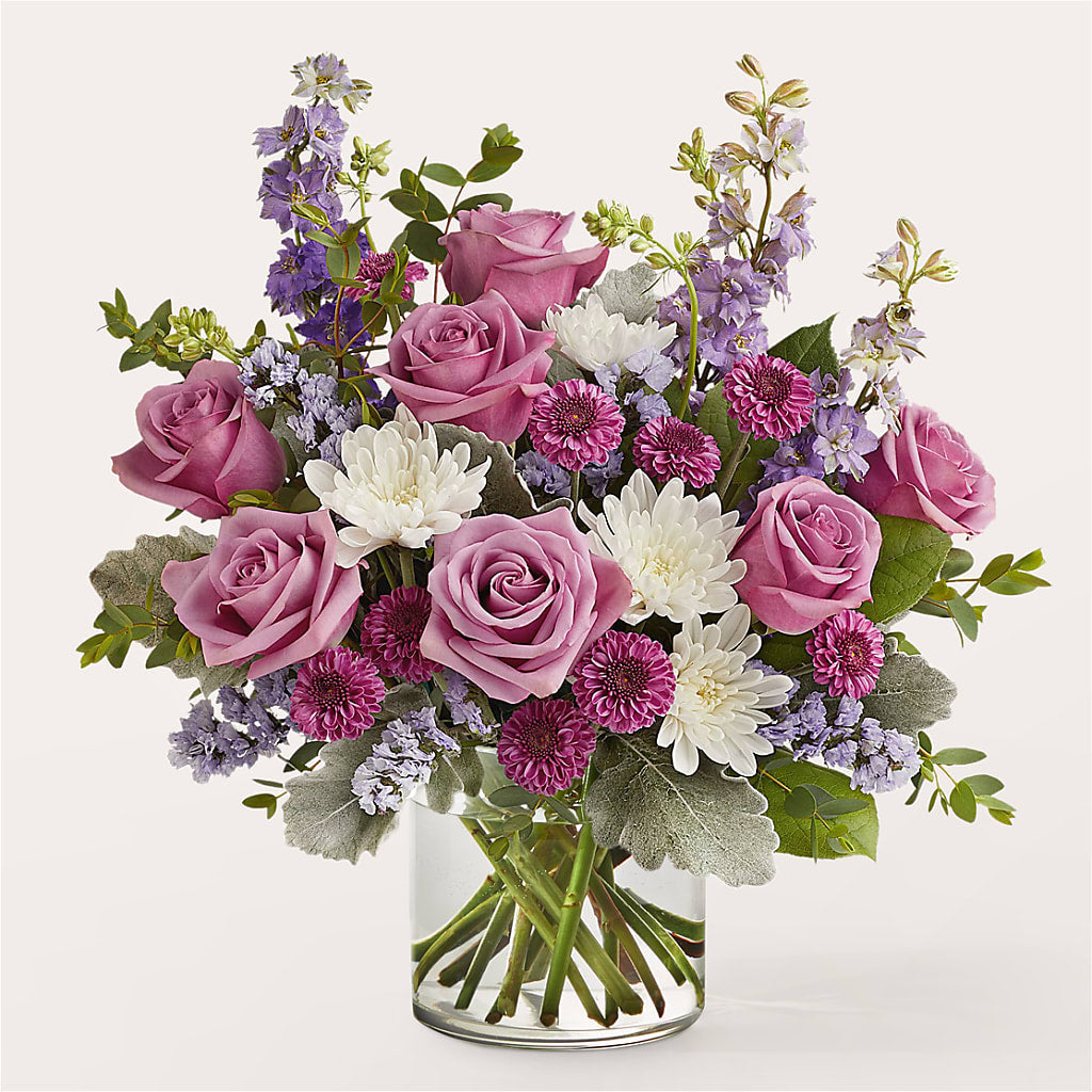 Violet Frost Bouquet – City Line Florist, New Hyde Park NY