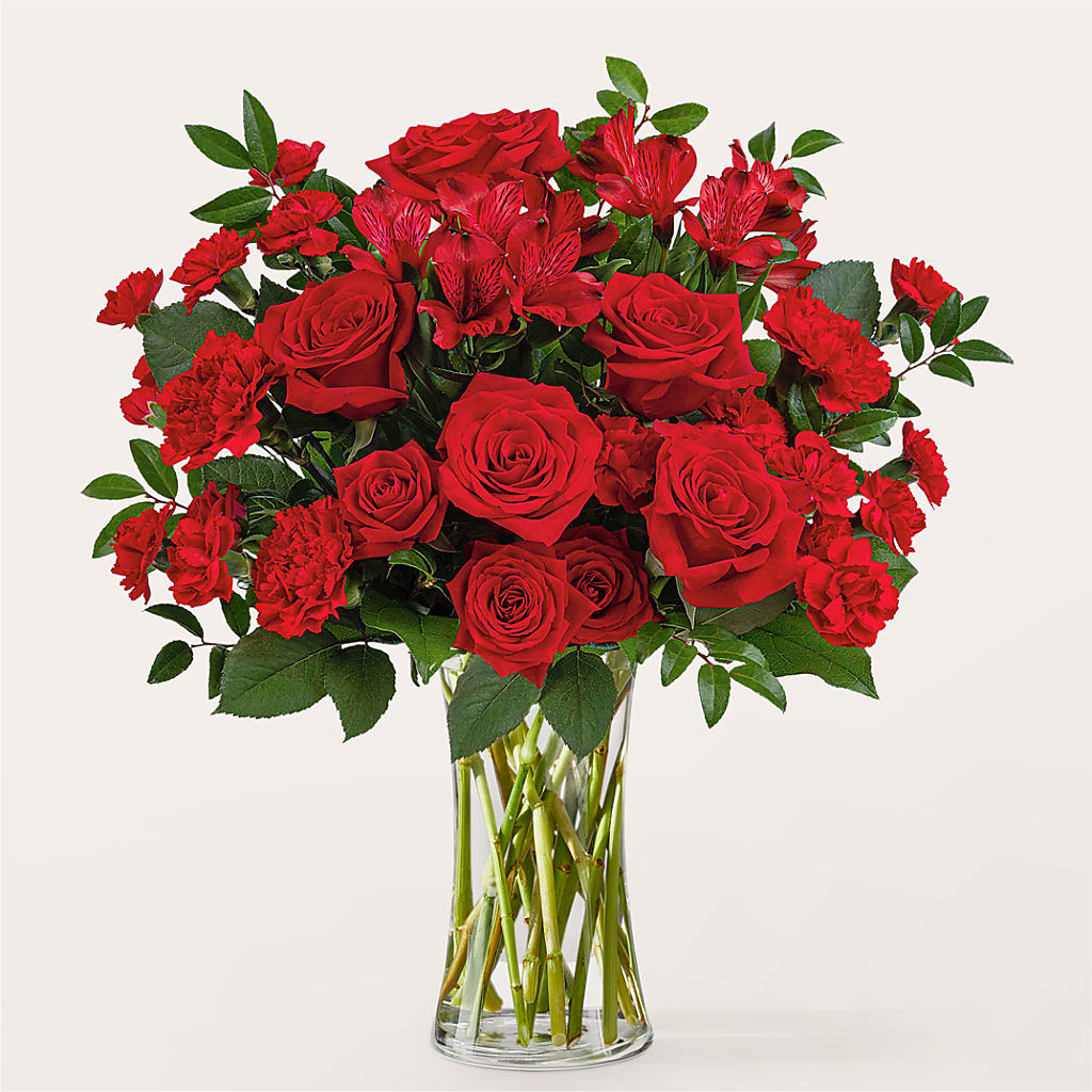 Brilliant Ruby Bouquet – City Line Florist, New Hyde Park NY