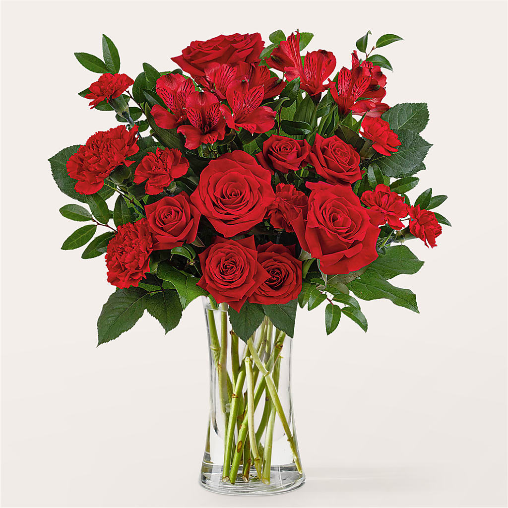Brilliant Ruby Bouquet – City Line Florist, New Hyde Park NY