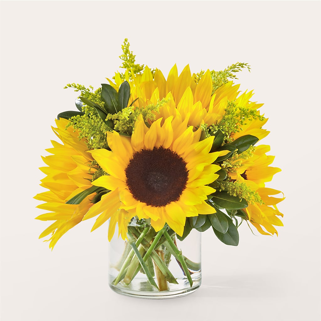 Beaming Sunflower Bouquet – City Line Florist, New Hyde Park NY