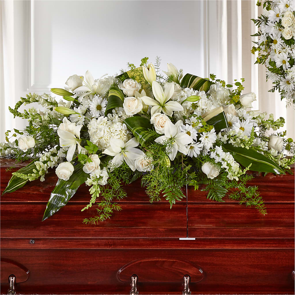 Abundance Casket Spray – City Line Florist, New Hyde Park NY