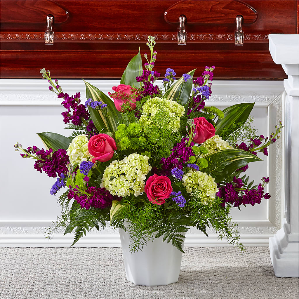 Beautiful Horizons Floor Basket – City Line Florist, New Hyde Park NY