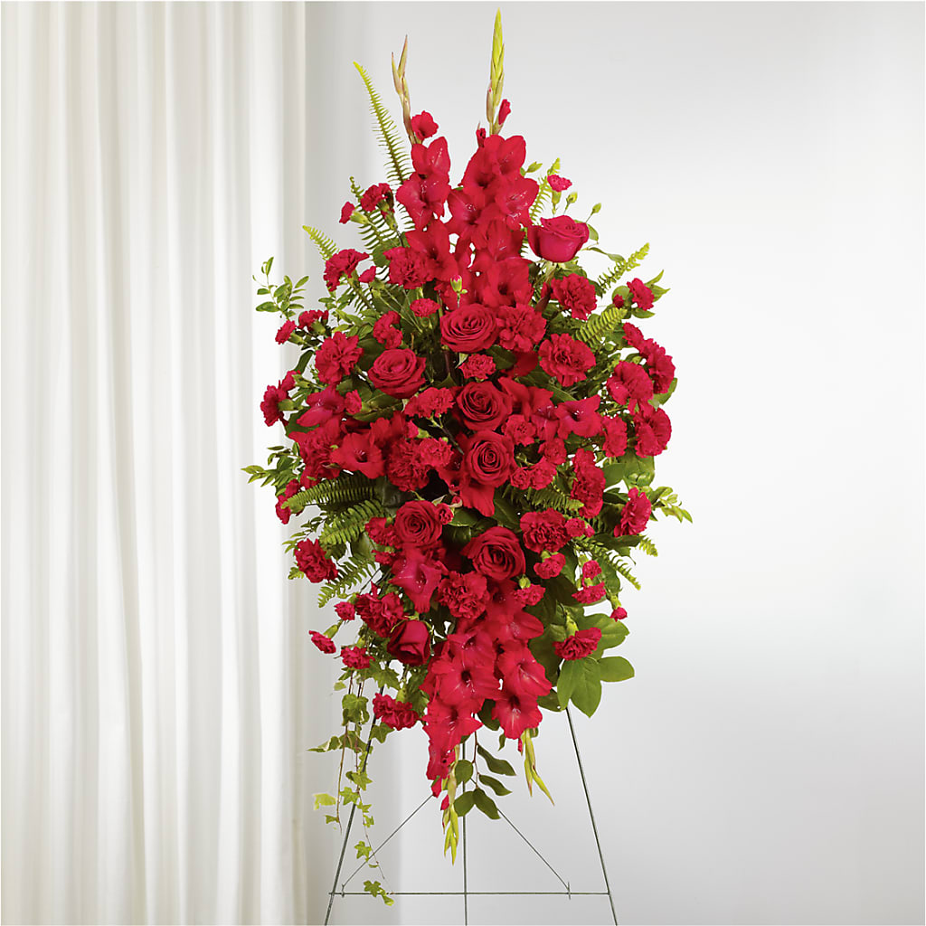 From the Heart Standing Spray – City Line Florist, New Hyde Park NY