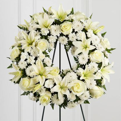 Treasured Tribute Wreath –  City Line Florist, New Hyde Park NY